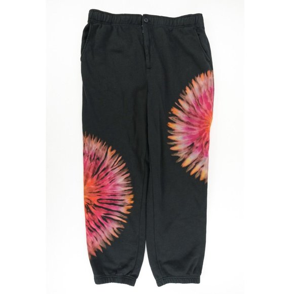 L.L.Bean Sweatpants Custom Tie Dye SZ. XL 36/38 x 31 Joggers Wide Leg Pants - Picture 1 of 7